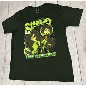 Kim Possible Shego The Nemesis Graphic T Shirt Size XL Green Disney Box Lunch